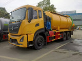 Dongfeng Tianlong 22m³ combo cleaning & vacuum truck